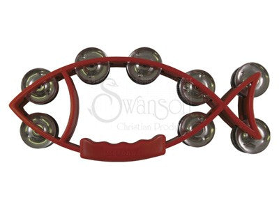 Fish Tambourine Red - Re-vived