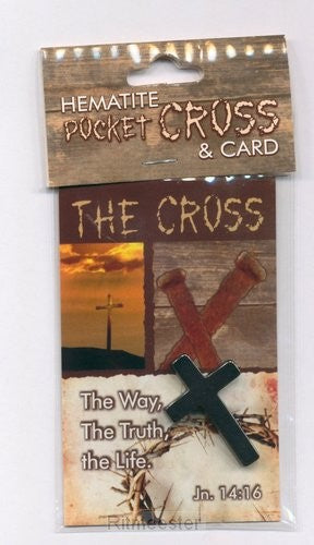 Hematite Cross - Re-vived