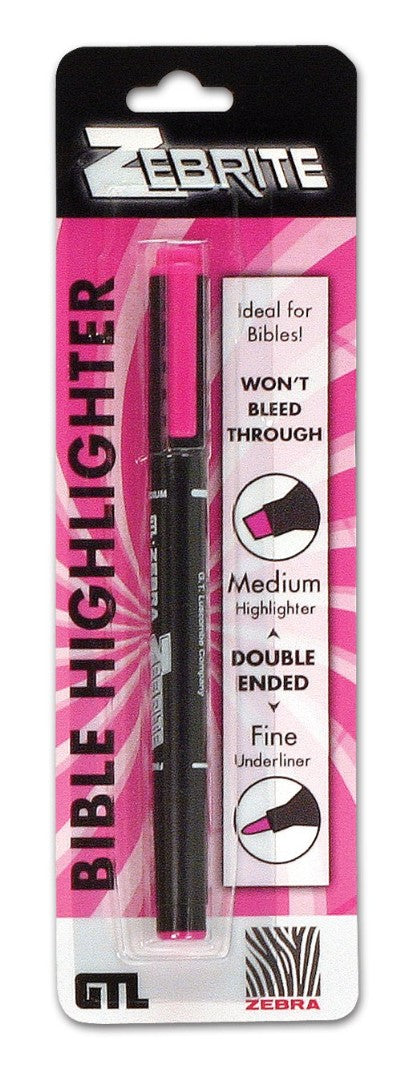 Double Ended Highlighter - Pink - Re-vived