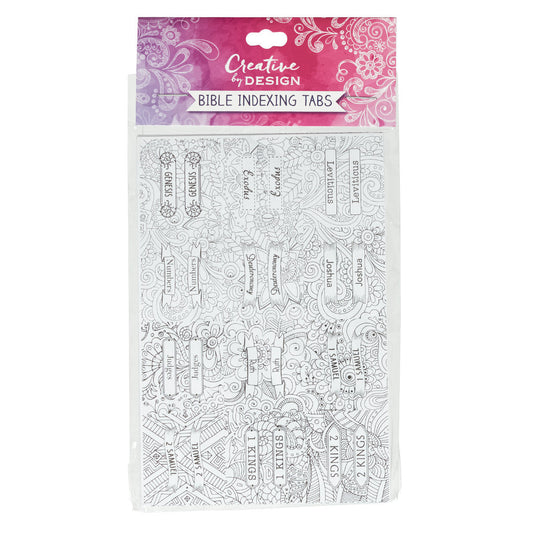 Colouring Bible Indexing Tabs - Re-vived