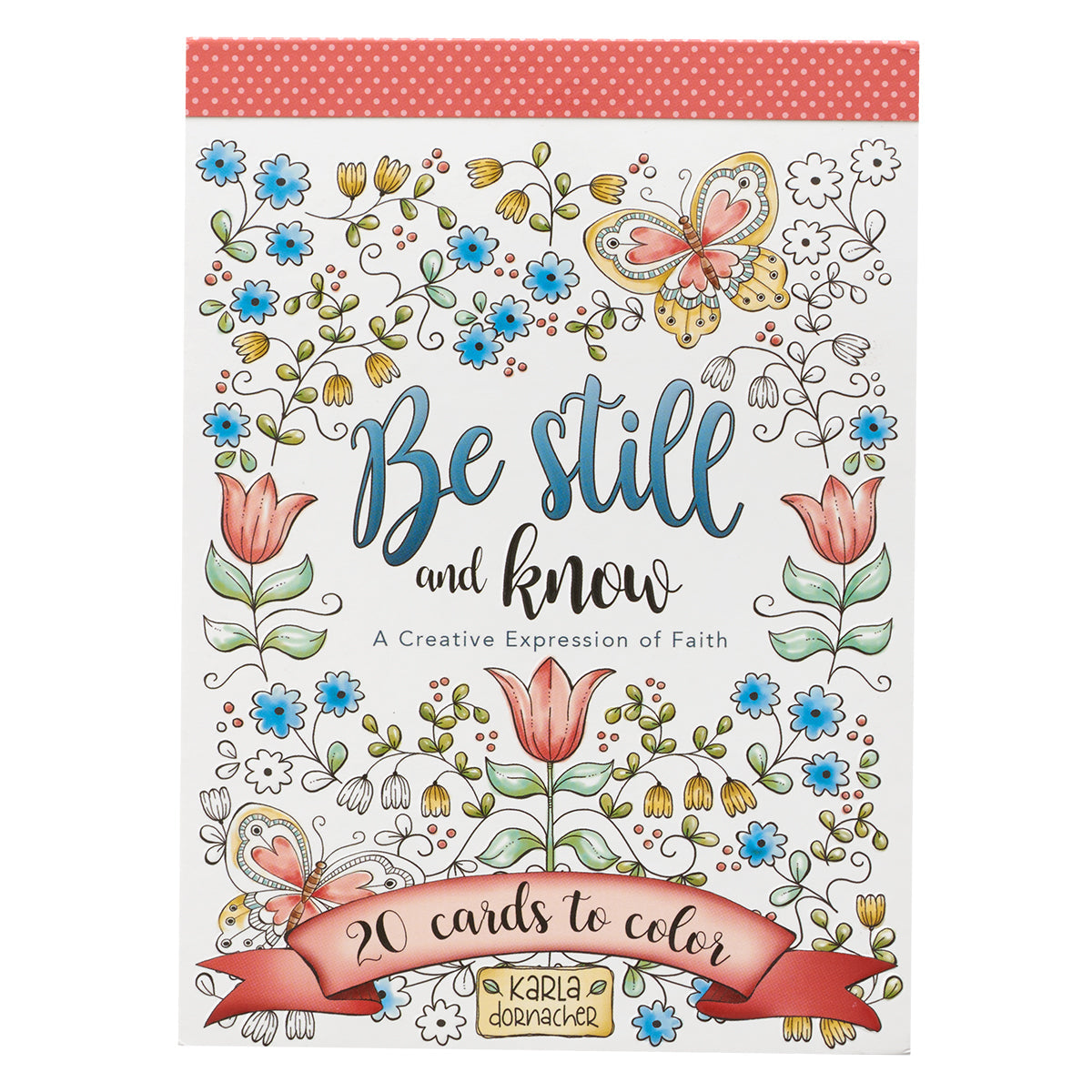 Coloring Card Book: Be Still and Know - Re-vived