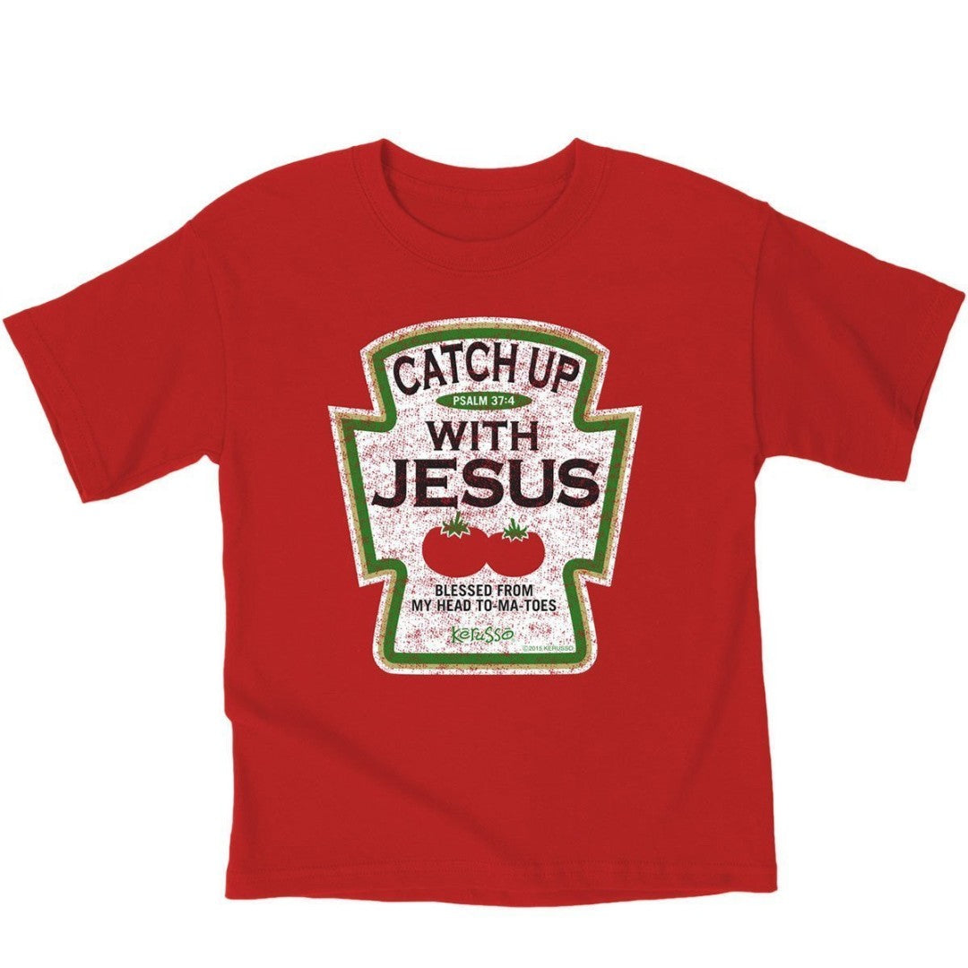 Catch Up with Jesus Kids T-Shirt, 3T - Re-vived