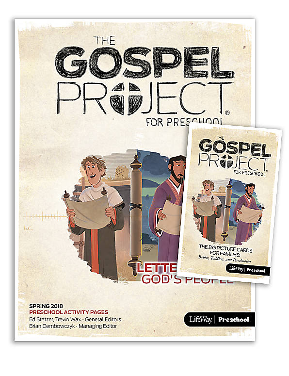 Letters To God's People: Preschool Activity Pack Spring 18 - Re-vived