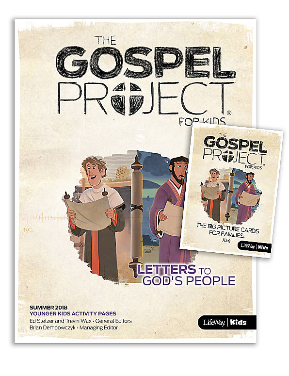 Letters To God's People: Younger Kids Activity Pack Spring18 - Re-vived