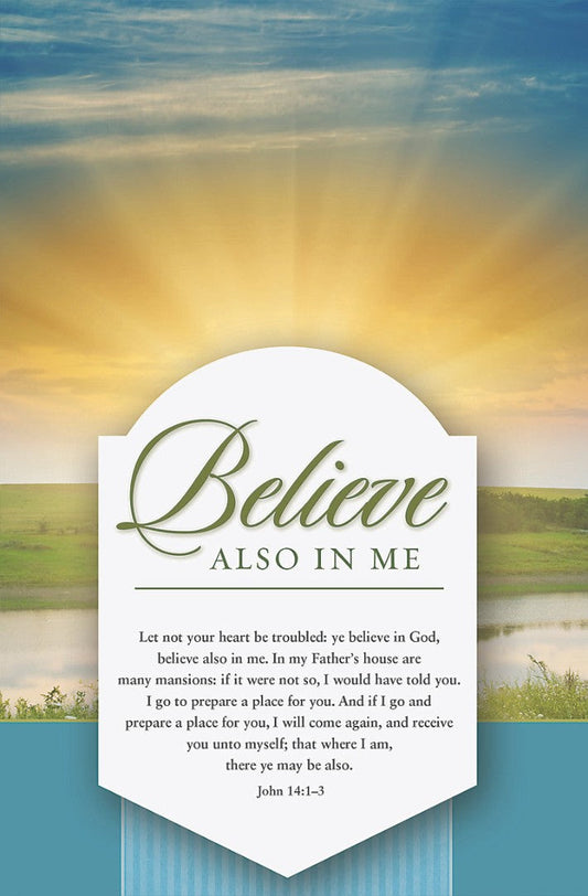 Believe Also In Me Bulletin (Pack of 100) - Re-vived