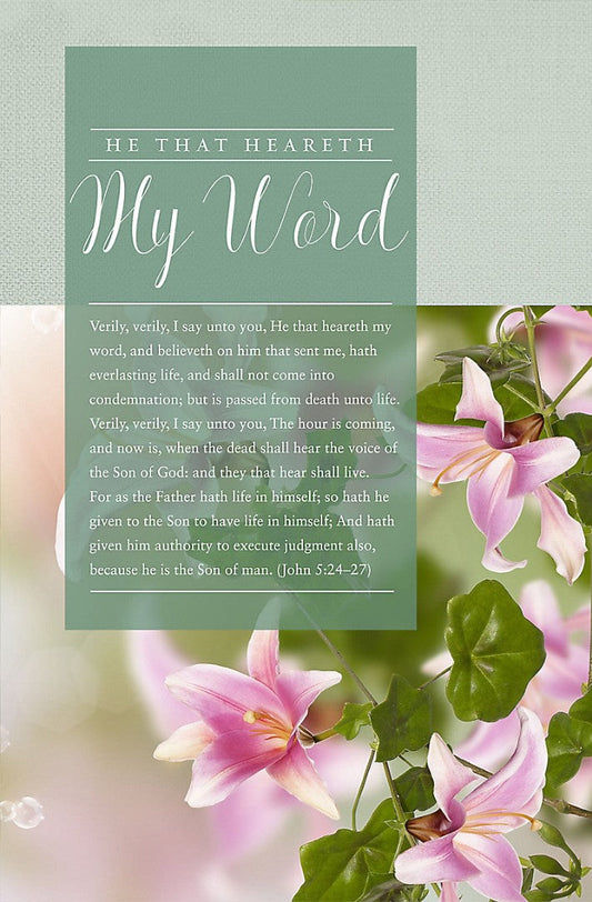 He That Heareth My Word Bulletin (Pack of 100) - Re-vived