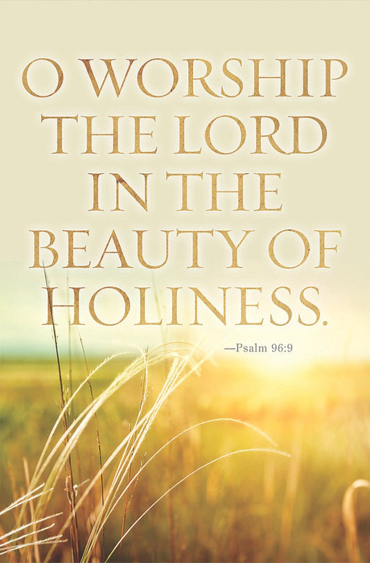 O Worship The Lord Bulletin (Pack of 100) - Re-vived