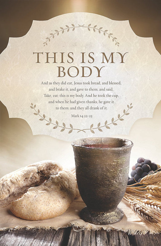 Communion Mark 14:22-23 Bulletin (Pack of 100) - Re-vived