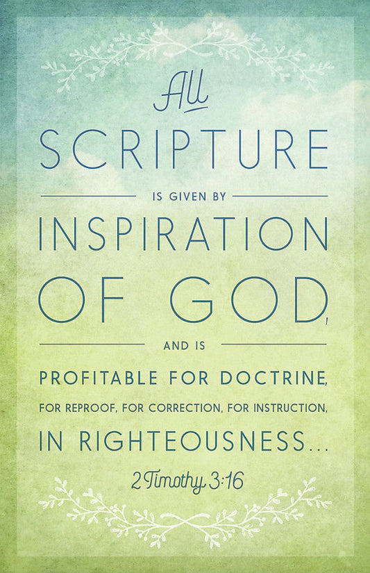 All Scripture Bulletin (Pack of 100) - Re-vived