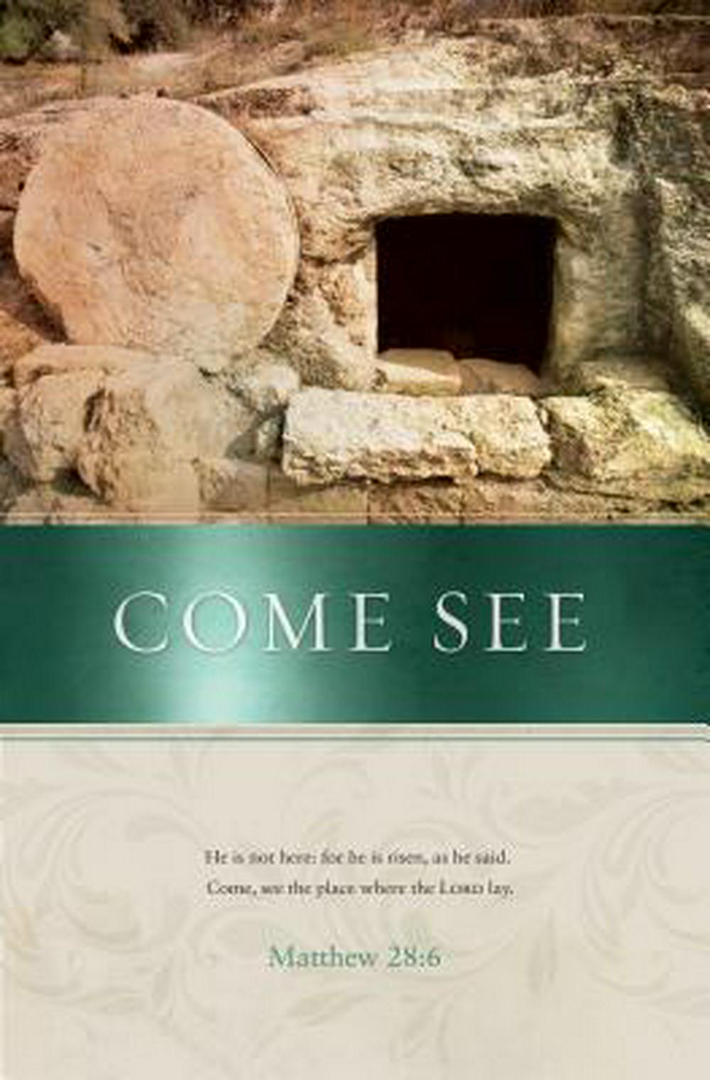 Easter Come And See Bulletin (Pack of 100) - Re-vived