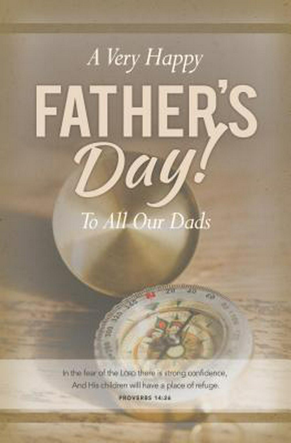 Very Happy Father's Day Bulletin (Pack of 100) - Re-vived
