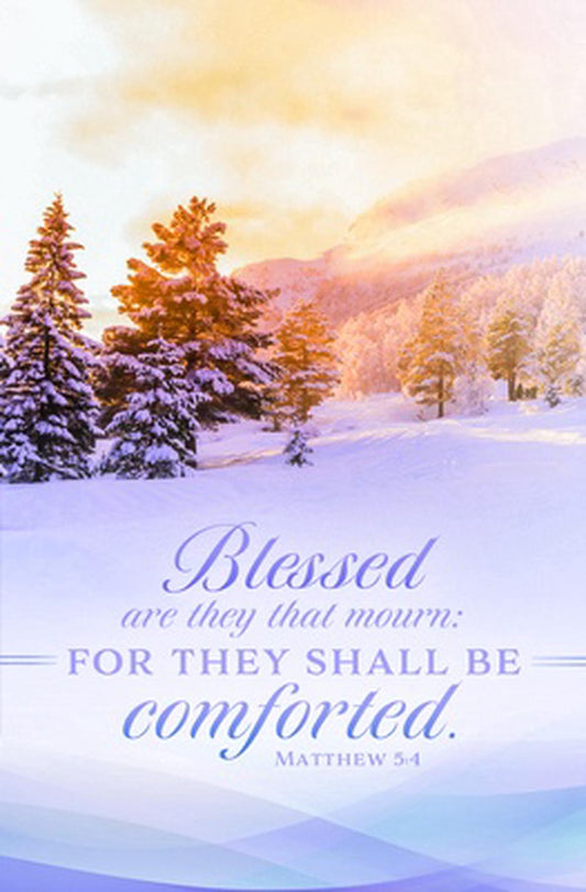 For They Shall be Comforted Funeral Bulletin (pack of 100) - Re-vived