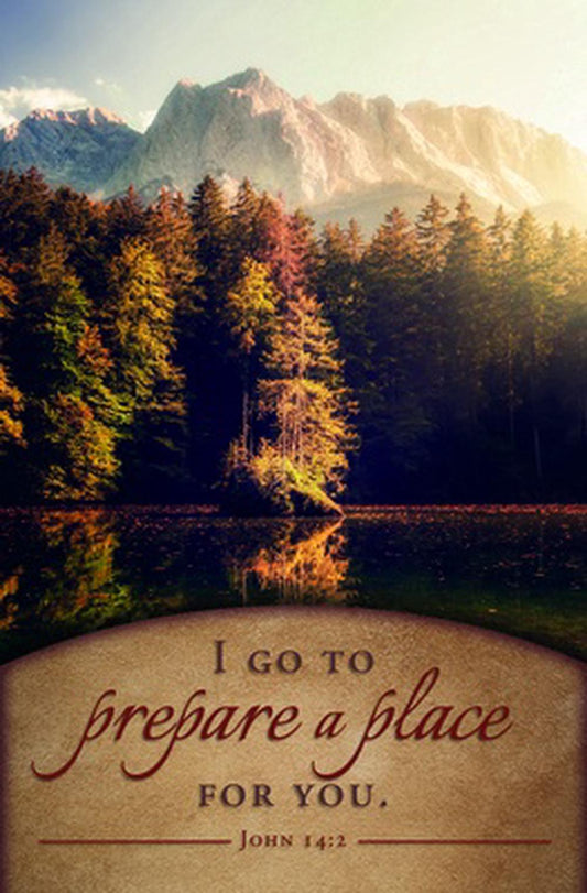 I Go to Prepare a Place Funeral Bulletin (pack of 100) - Re-vived