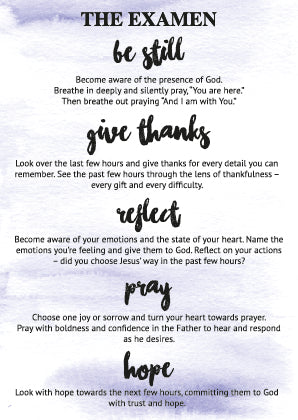 The Daily Examen (pack of 25) - Re-vived