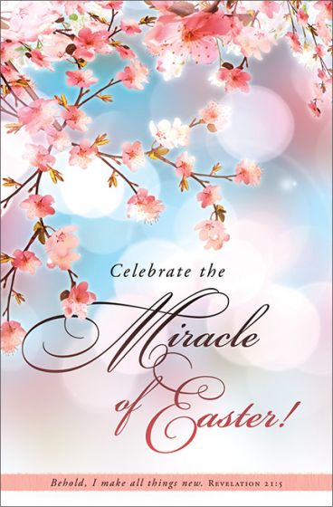 Celebrate the Miracle of Easter Bulletin (Pack of 100) - Re-vived