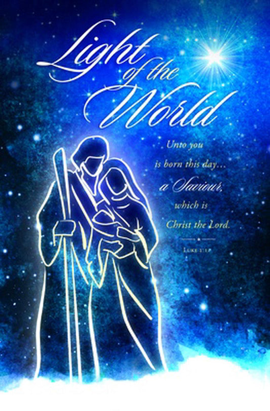 Light of the World Christmas Bulletin (pack of 100) - Re-vived