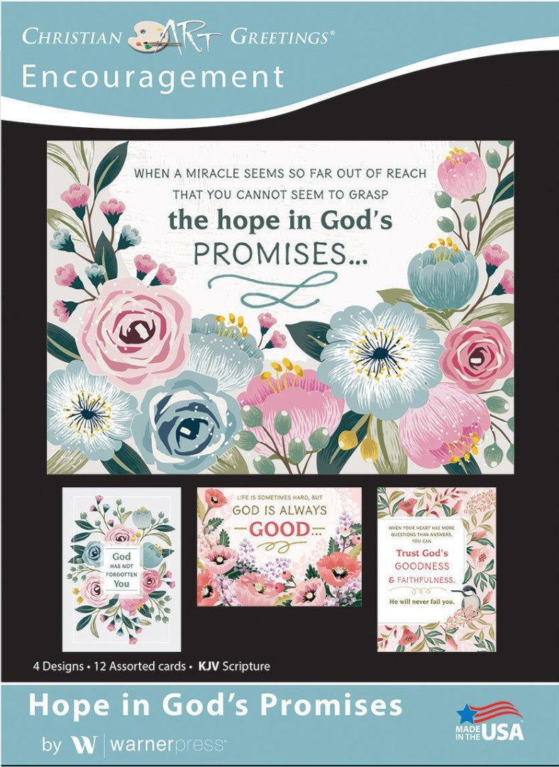 Boxed Cards - Words of Hope Encouragement (pack of 12) - Re-vived