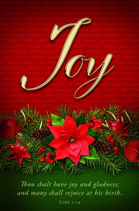Joy Advent Bulletin (pack of 100) - Re-vived