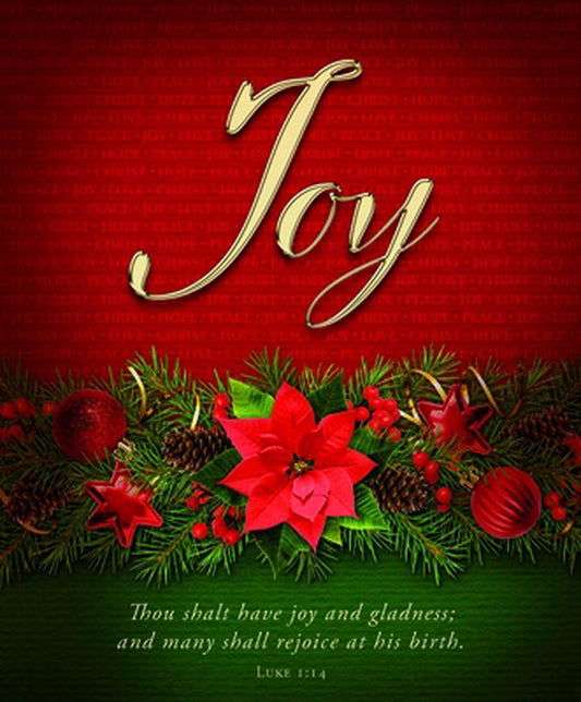 Joy Advent Large Bulletin (pack of 100) - Re-vived