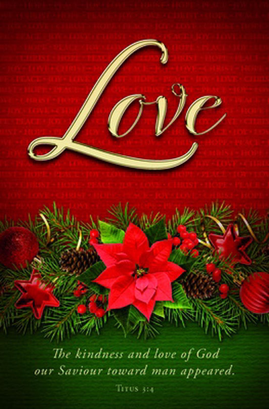 Love Advent Bulletin (pack of 100) - Re-vived