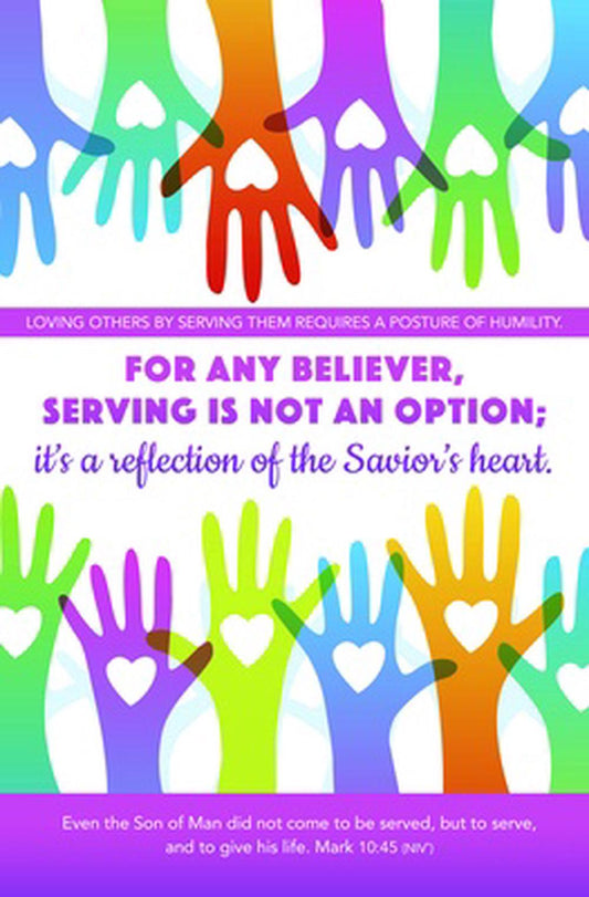 Mark 10:45 Bulletin (pack of 10) - Re-vived
