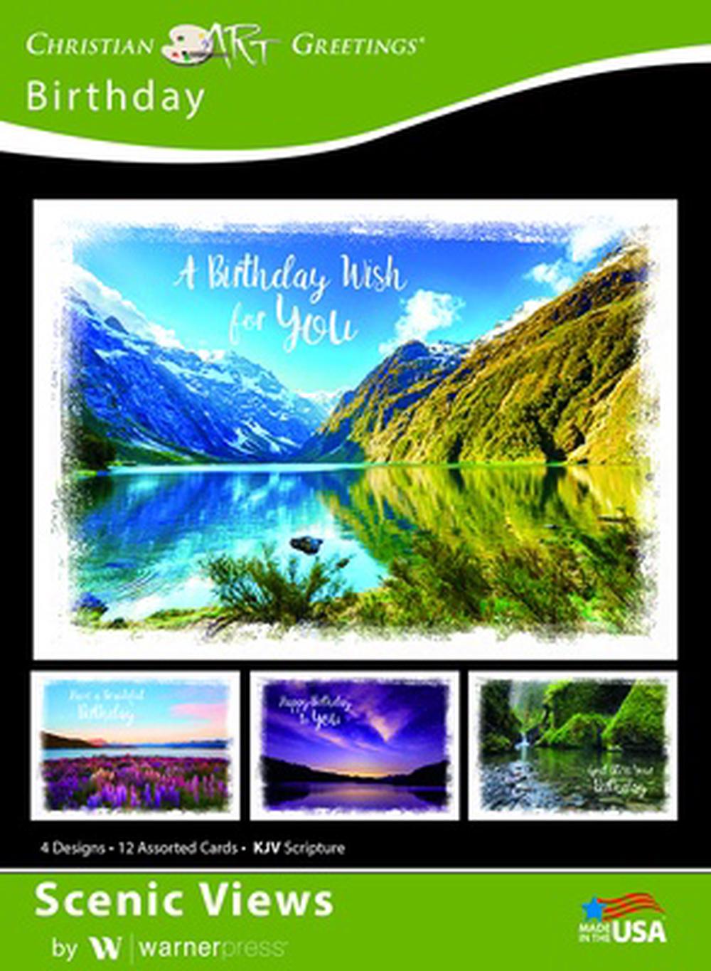 Boxed Greeting Cards - Birthday Scenic Views - Re-vived
