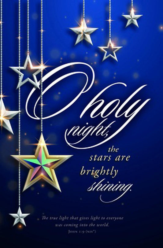 O Holy Night Christmas Bulletin (pack of 100) - Re-vived