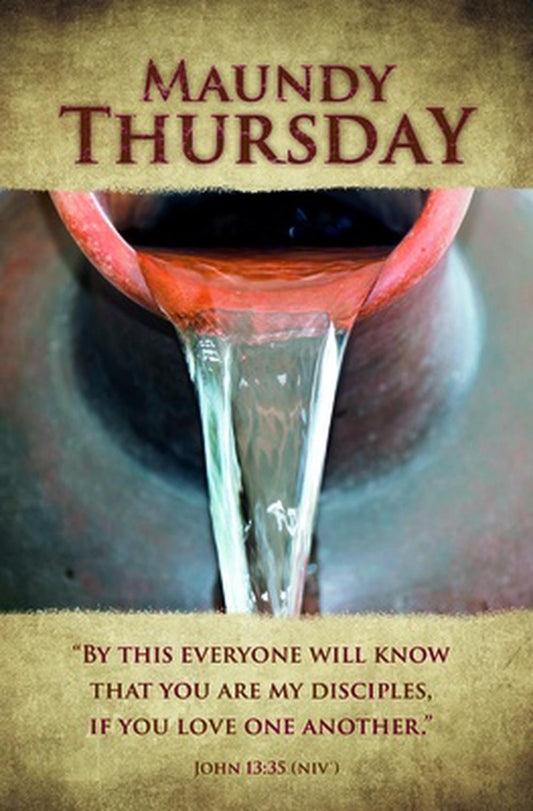 Maundy Thursday Everyone Will Know Bulletin (Pack of 100) - Re-vived