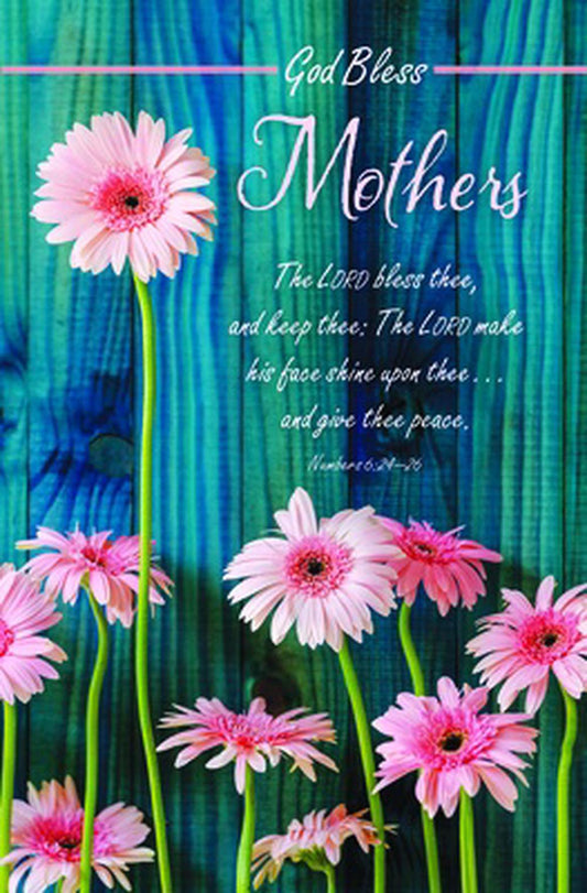 Mother's Day God Bless Mothers Bulletin (Pack of 100) - Re-vived