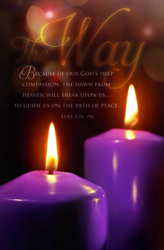 The Way Scripture Advent Bulletin (pack of 100) - Re-vived
