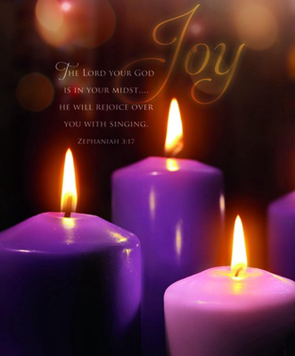 Joy Scripture Advent Large Bulletin (pack of 100) - Re-vived