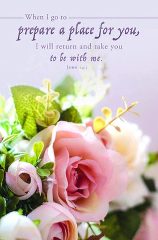 I Go to Prepare a Place Funeral Bulletin (pack of 100) - Re-vived