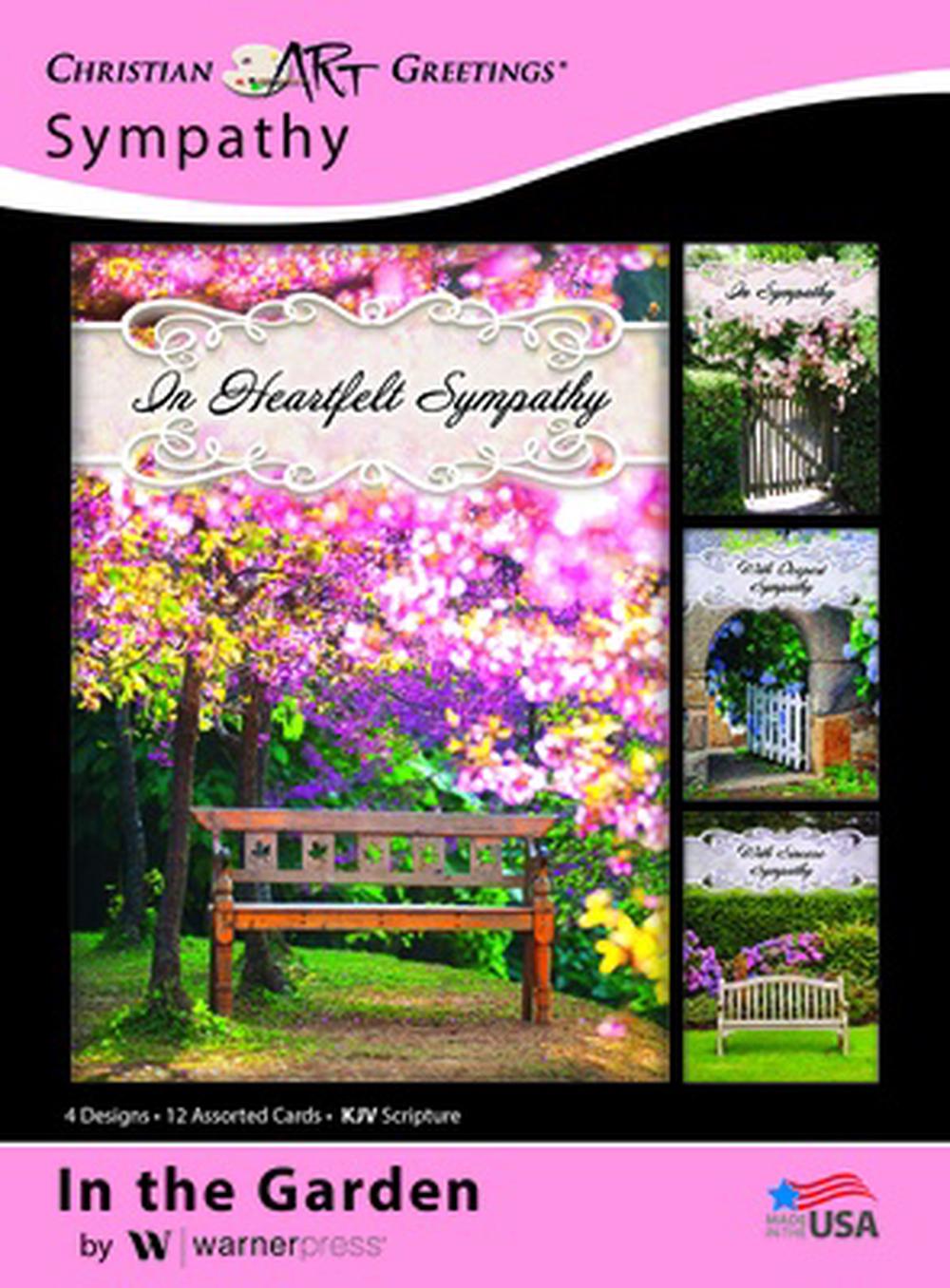 In the Garden Sympathy Boxed Cards (box of 12) - Re-vived