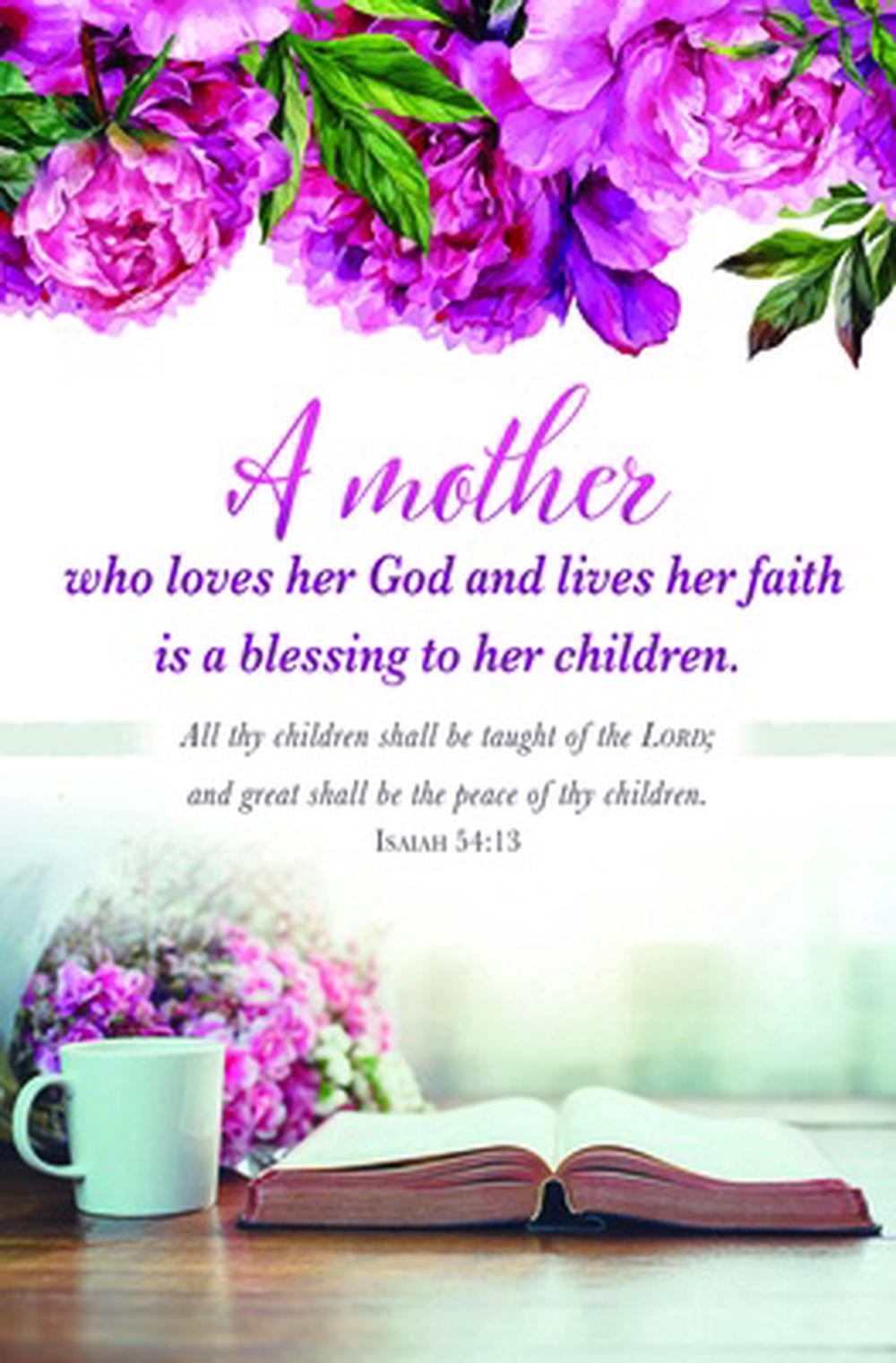 A Mother Who Loves Her God Bulletin (pack of 100) - Re-vived