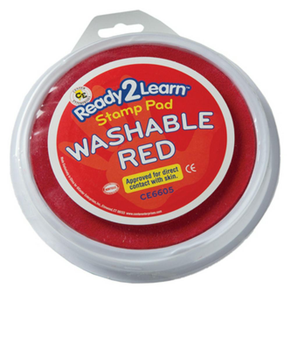 VBS Large Round Stamp Pad Red - Re-vived