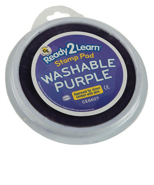 VBS Large Round Stamp Pad Purple - Re-vived