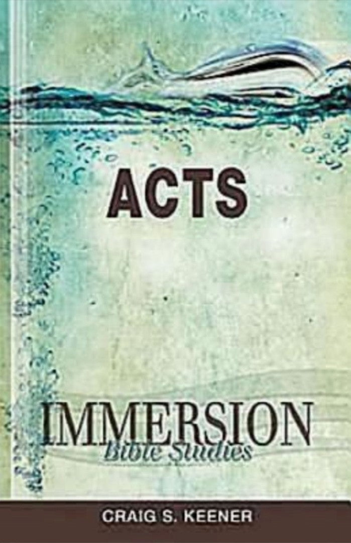 Immersion Bible Studies: Acts - Re-vived