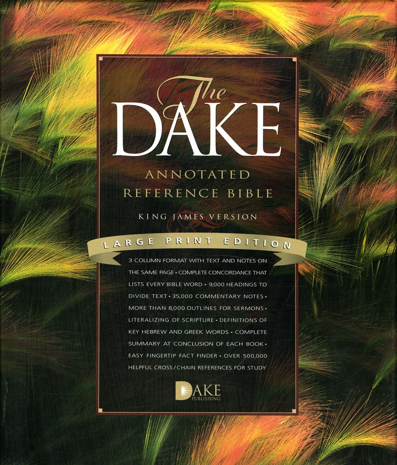 KJV Dake Annotated Reference Bible Large Print - Re-vived