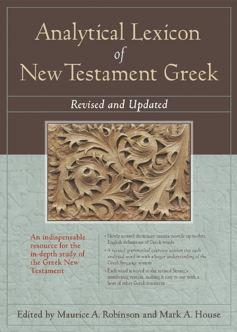 Analytical Lexicon Of New Testament Greek - Re-vived