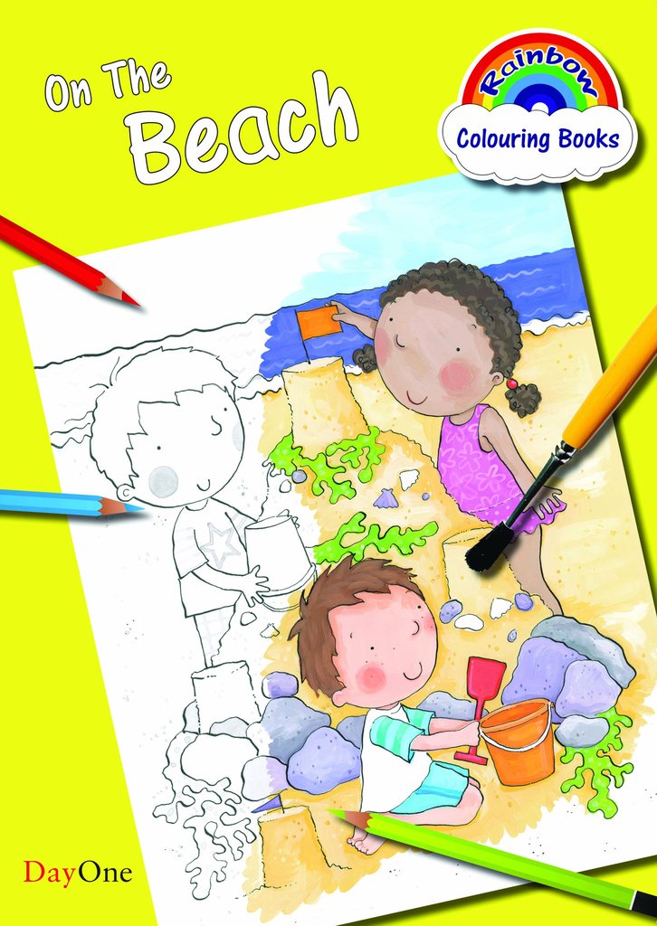 On the Beach Colouring Book - Re-vived