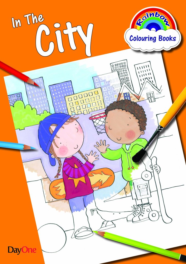 In the City Colouring Book (Large Format) - Re-vived