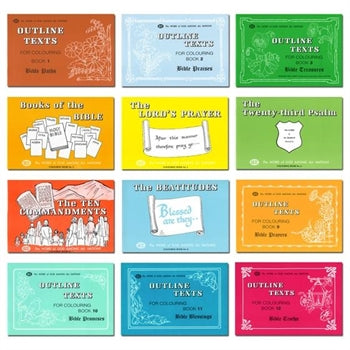 Colouring Books: Mixed Set Of 12 - Re-vived