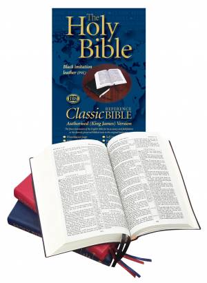 KJV Classic Reference Bible, Black - Re-vived