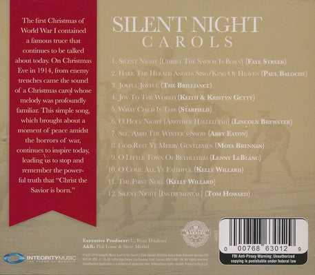 Silent Night Carols CD - Re-vived