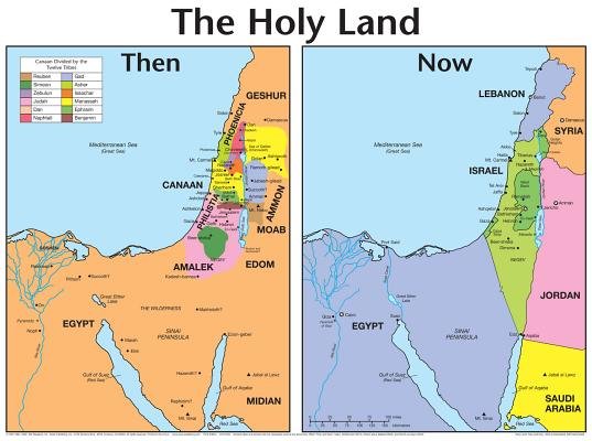Holy Land: Then And Now    20x26 - Re-vived