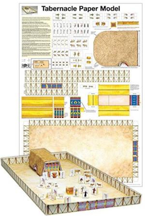 Tabernacle Paper Model 20x26 - Re-vived