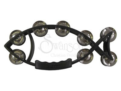 Fish Tambourine Black - Re-vived
