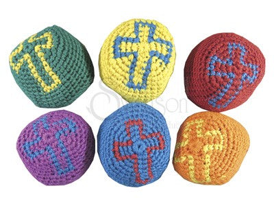 Religious Cross Knitted Balls (pack of 12) - Re-vived