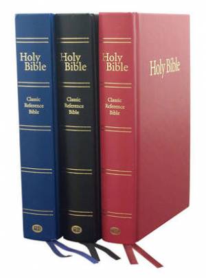 KJV Classic Reference Bible, Blue - Re-vived