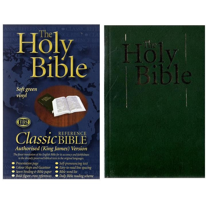 KJV Classic Reference Bible, Dark Green - Re-vived